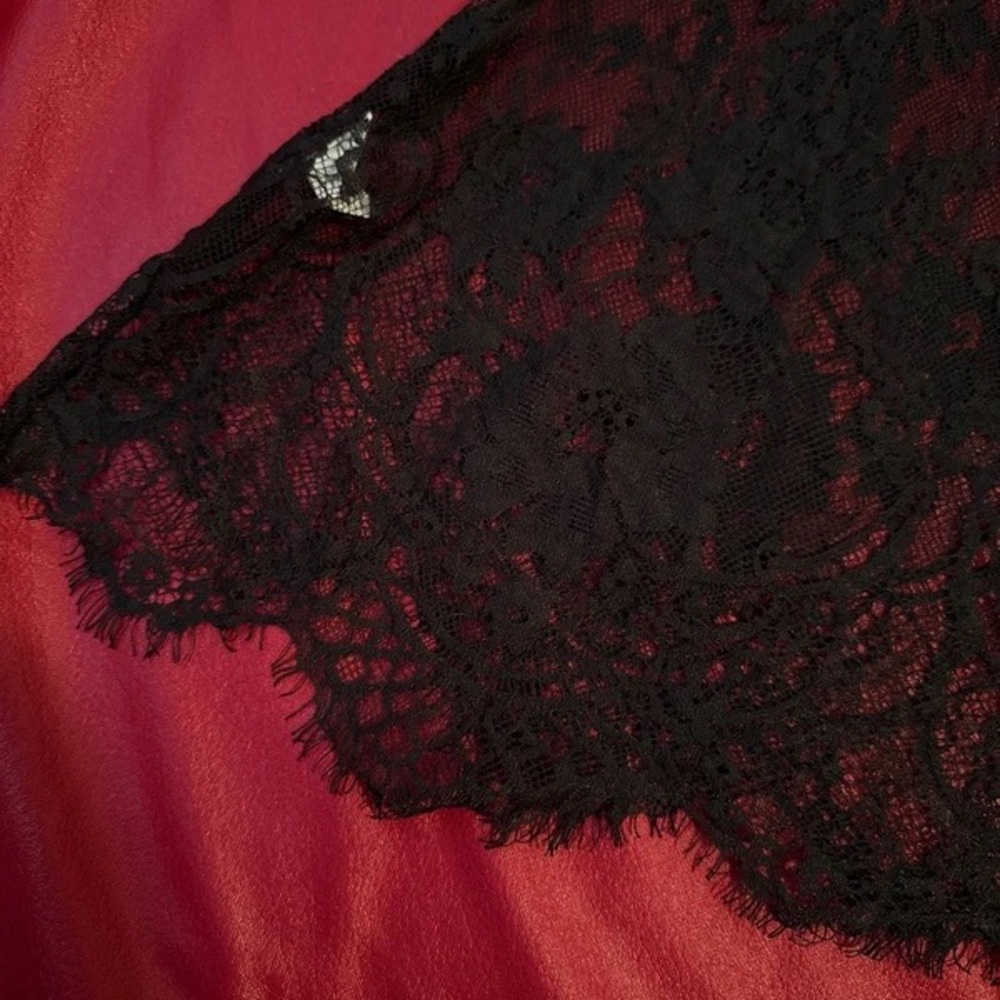Black Lace Sheer Chemise Nightdress - Women Intimates & Sleepwear - Picture 4 of 5
